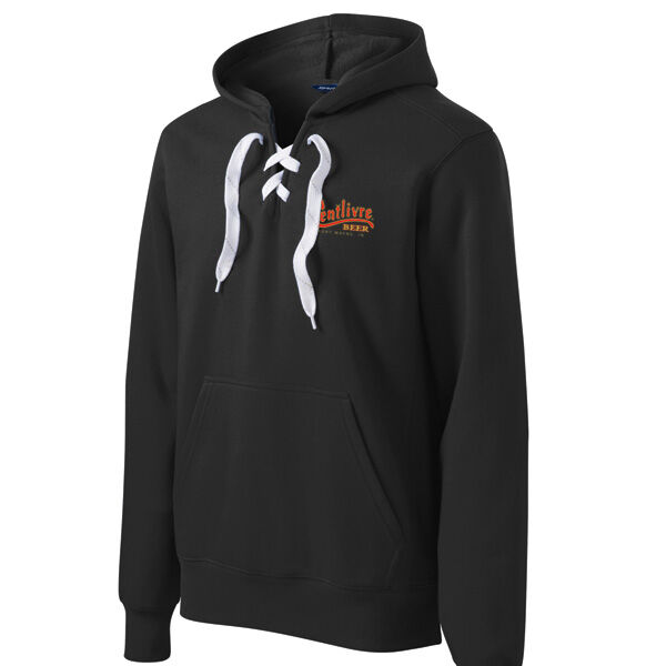 ST271 - EMB - C370E001 - Lace Up Pullover Hoodie Thumbnail